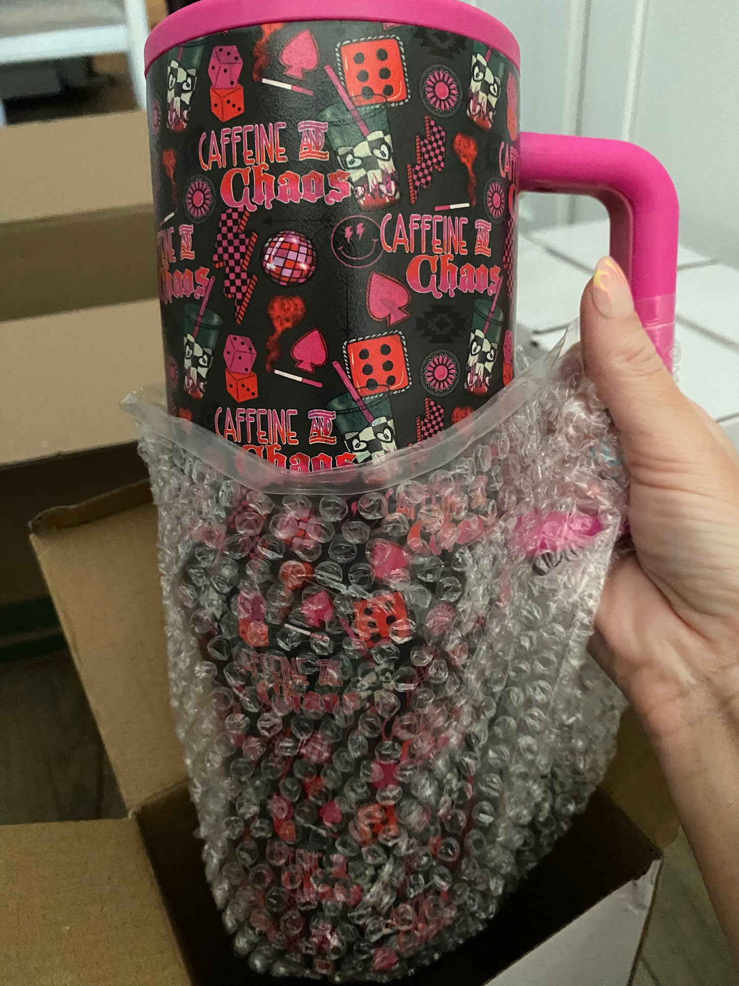 Printed 40oz trumbler