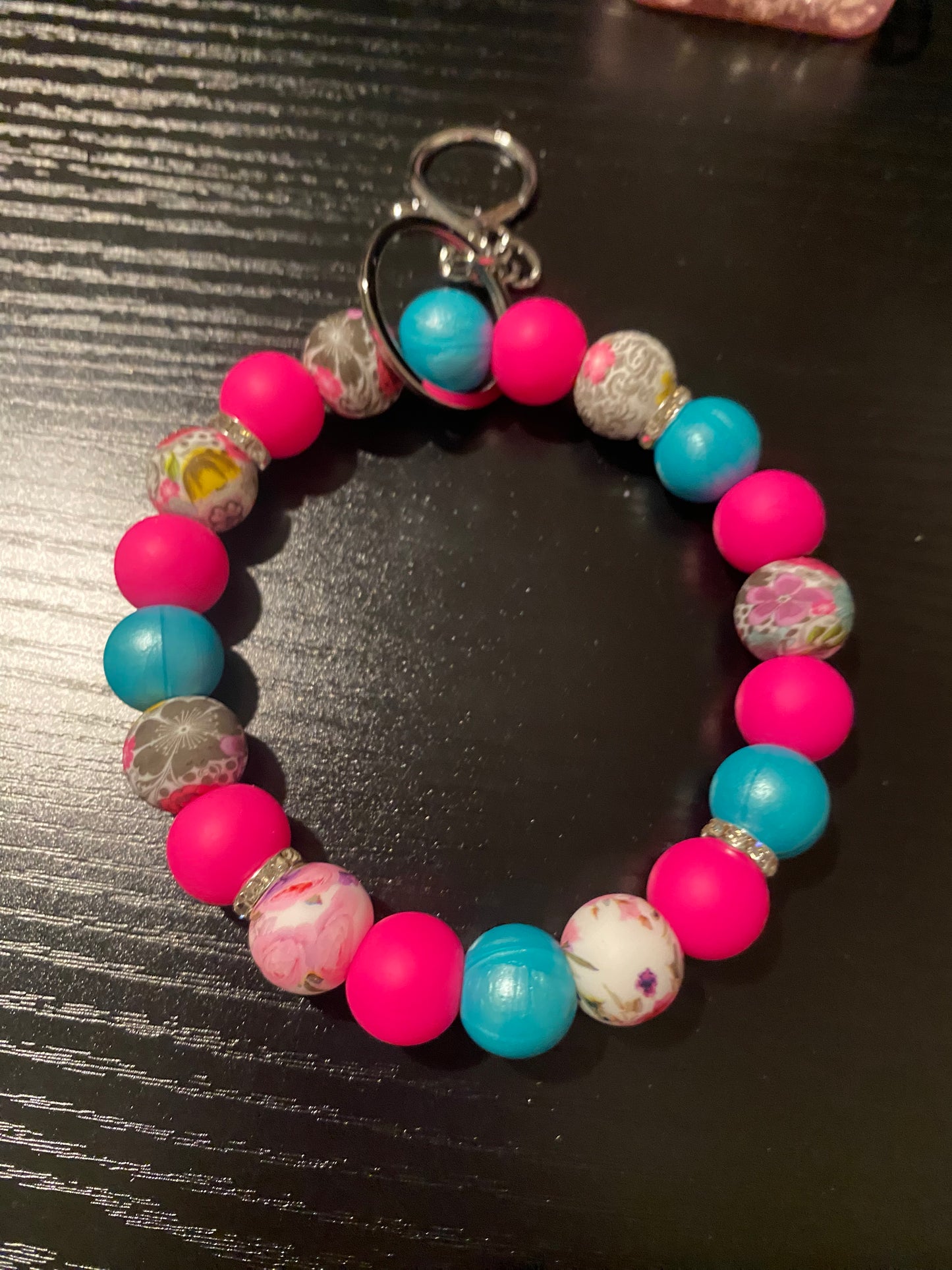 Wristlet with beads only